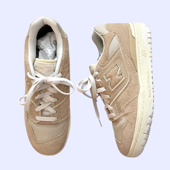 New Balance Shoes - Limited Edition New Balance 550 x Aime Leon Dore Low suede Taupe Beige​